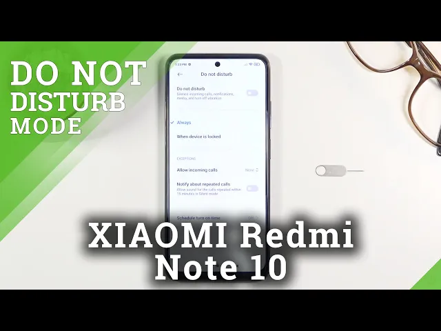 Video thumbnail for How to Set Up & Enable DND Mode in XIAOMI Redmi Note 10 – Silent Preferences