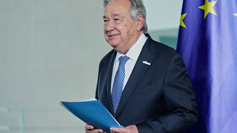 Video thumbnail for UN chief António Guterres calls for dialogue among civilizations