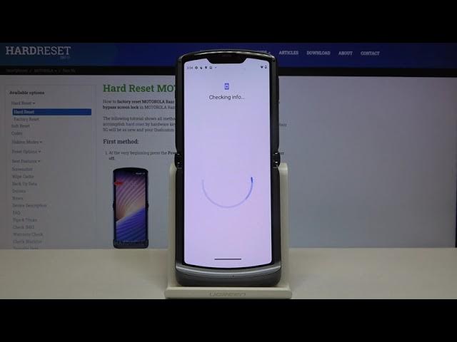 Video thumbnail for How to Enable Google Backup in MOTOROLA Razr 5G – Find Backup Section