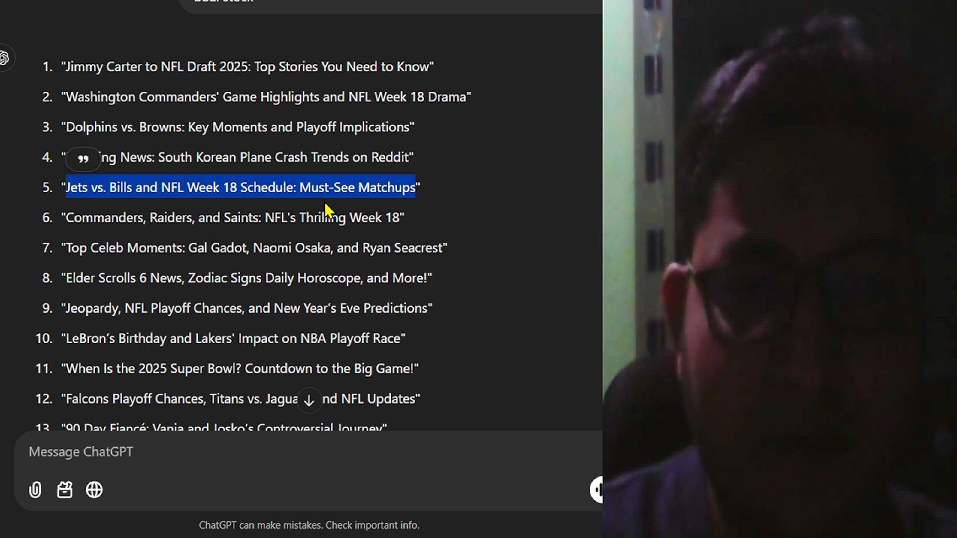 Video thumbnail for Jets vs. Bills and NFL Week 18 Schedule Must-See Matchups