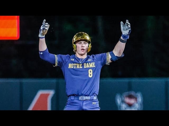 Video thumbnail for Carson Tinney 2025 College Baseball Highlights! | Notre Dame Fighting Irish