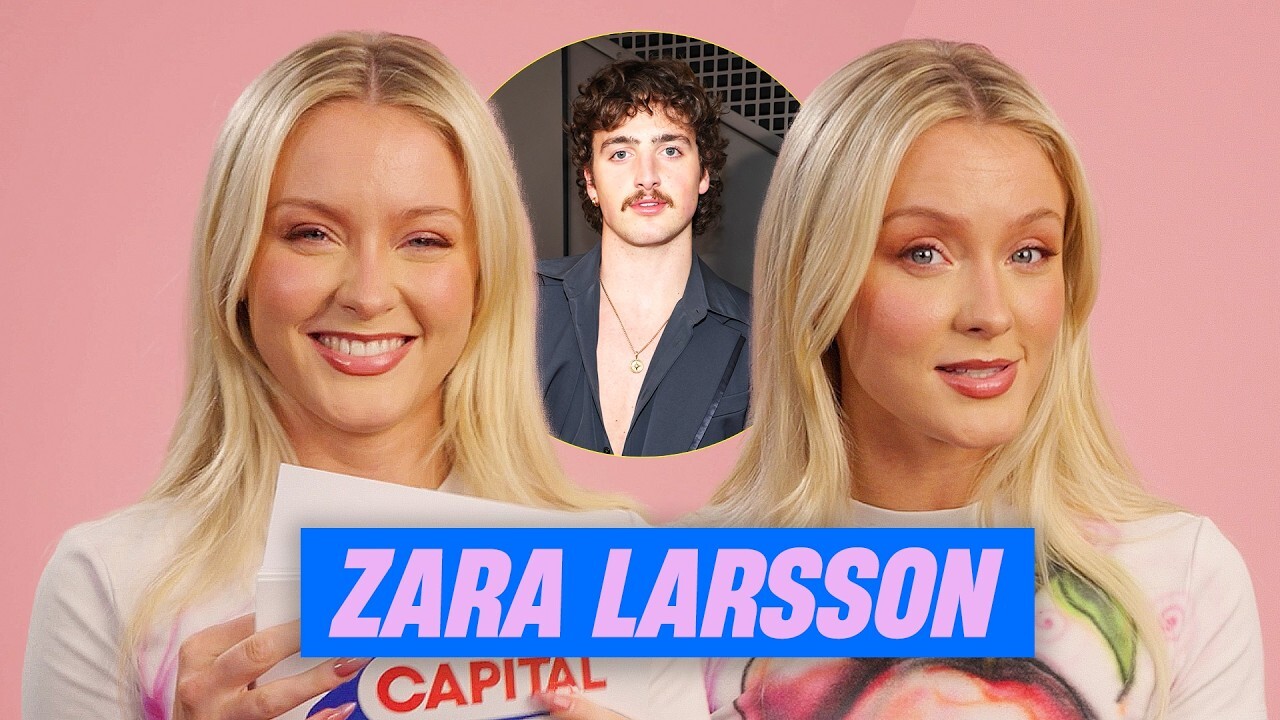 Video thumbnail for Zara Larsson covers Tate McRae, Benson Boone and Reneé Rapp | Capital