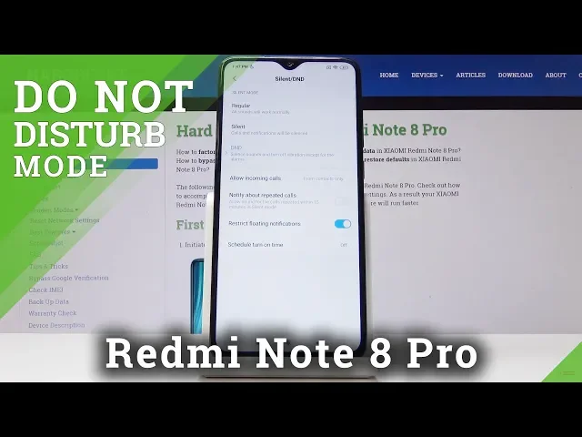 Video thumbnail for How to Enable Do Not Disturb Mode in XIAOMI Redmi Note 8 Pro - Silent Mode
