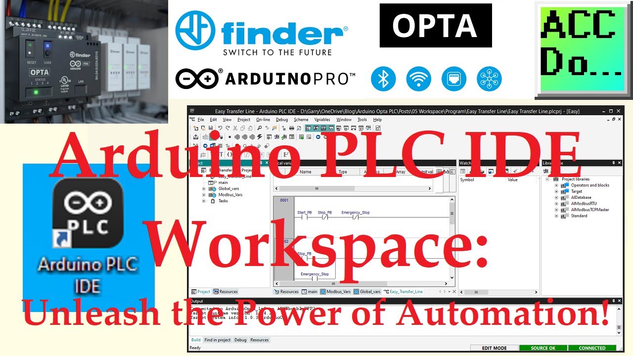 'Video thumbnail for Arduino PLC IDE Workspace: Unleash the Power of Automation!'