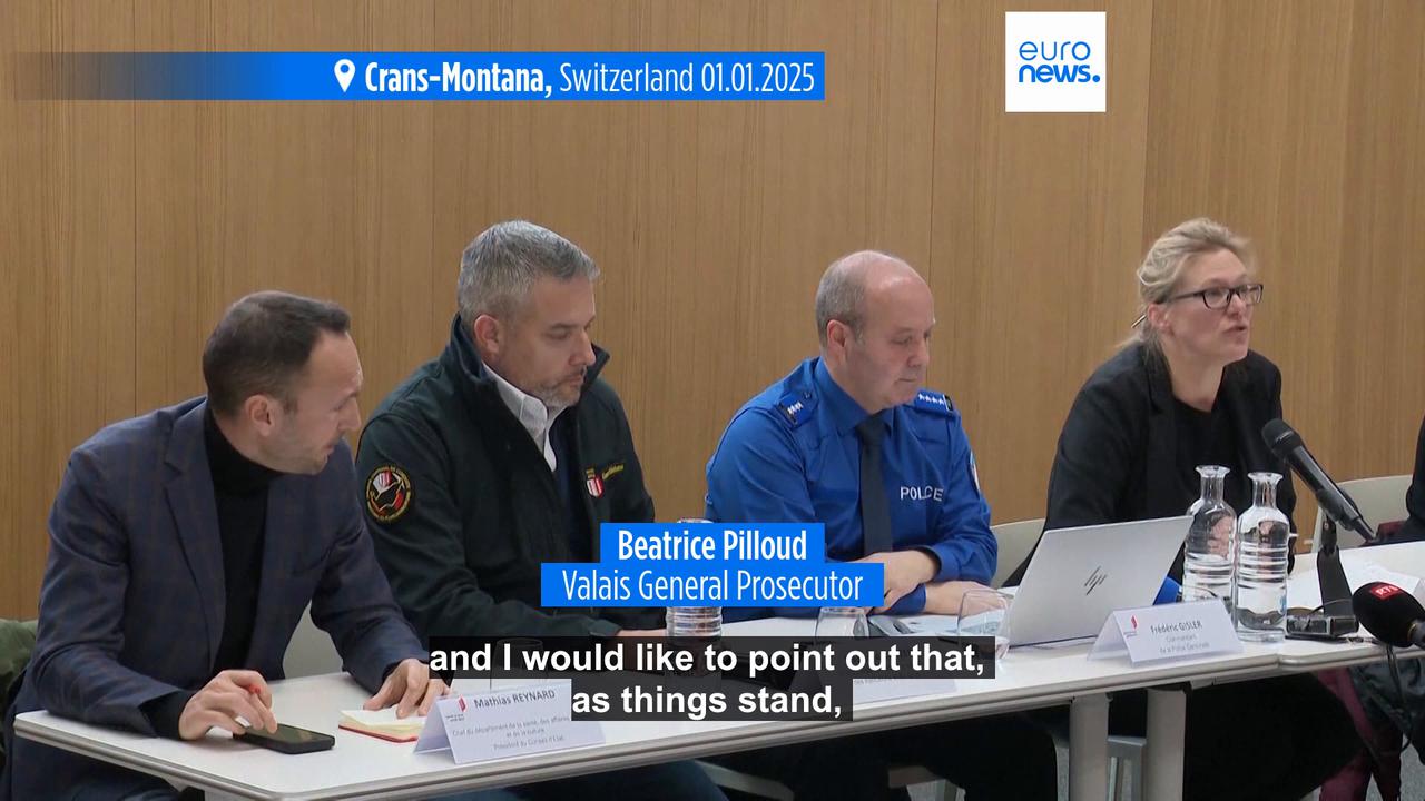 Video thumbnail for 'Several dozens' killed in fire at Swiss ski resort bar during New Year party