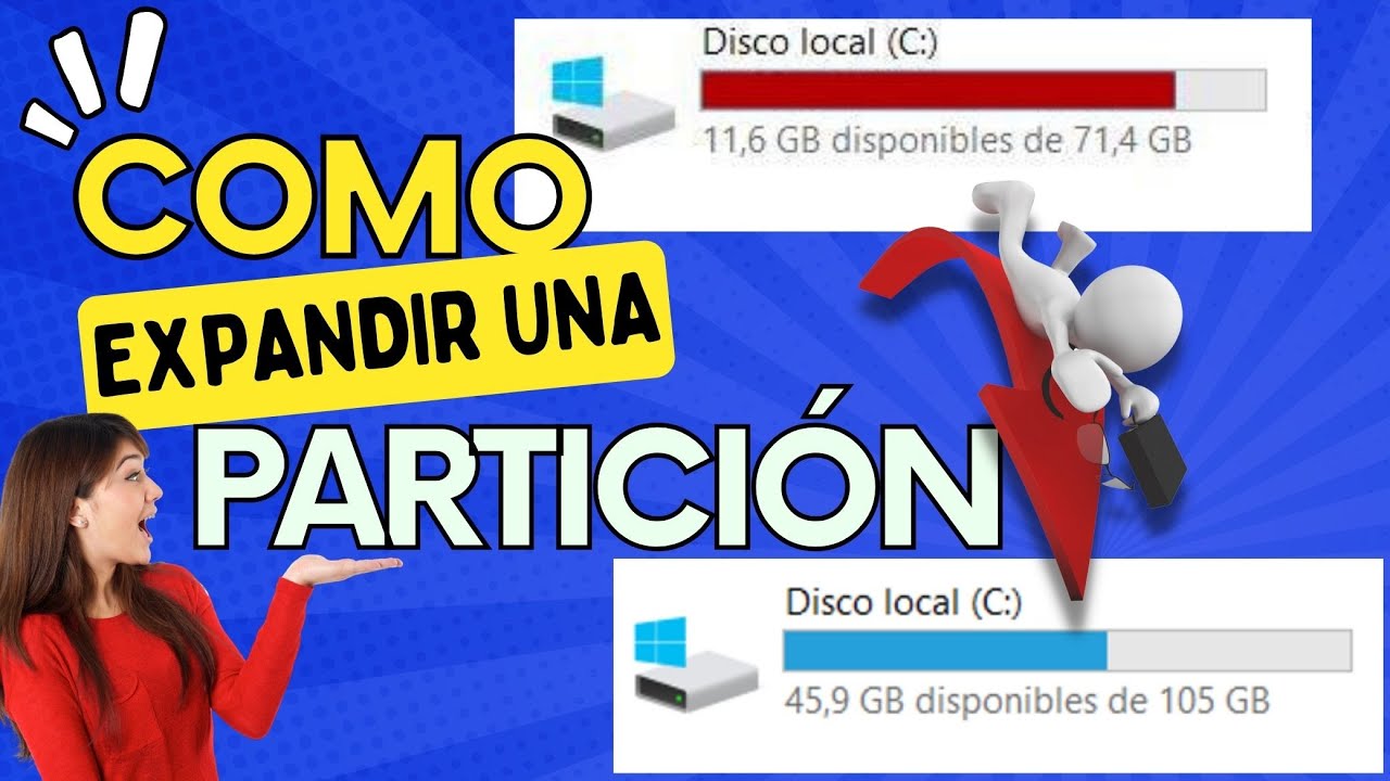 Video thumbnail for Expandir Partición y Aumentar Espacio 𝗖 Windows 10 /11 ⚡【SÚPER FÁCIL】