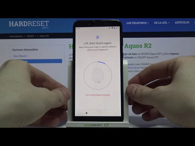 Video thumbnail for How to Add Fingerprint to SHARP Aquos R2 – Set Lock Screen Method