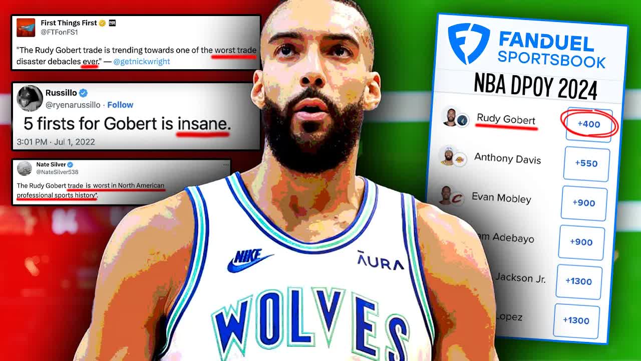Video thumbnail for Rudy Gobert: Timberwolves Playoffs & Defensive Prowess