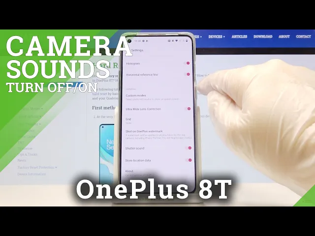 Video thumbnail for How to Turn On or Off Camera Shutter Sounds in OnePlus 8T – Manage Camera Sounds