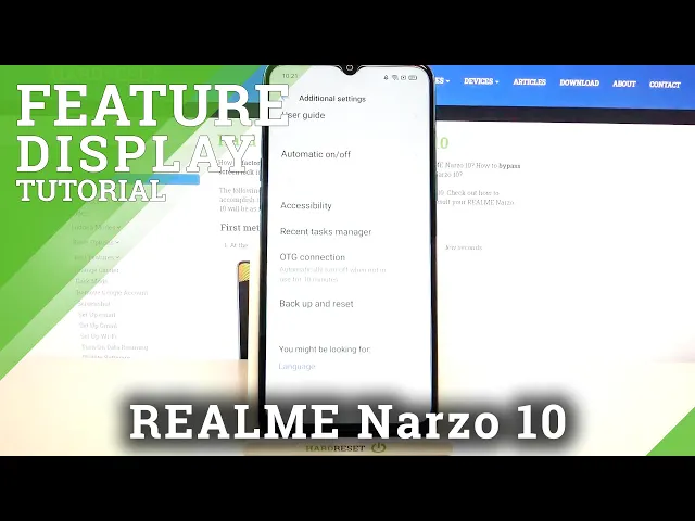 Video thumbnail for How to Activate High Contrast Text on REALME Narzo 10 – Display Settings