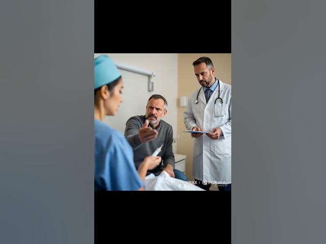 Video thumbnail for A dramatic scene unfolded at the hospital when a patient resisted taking their prescribed medicine