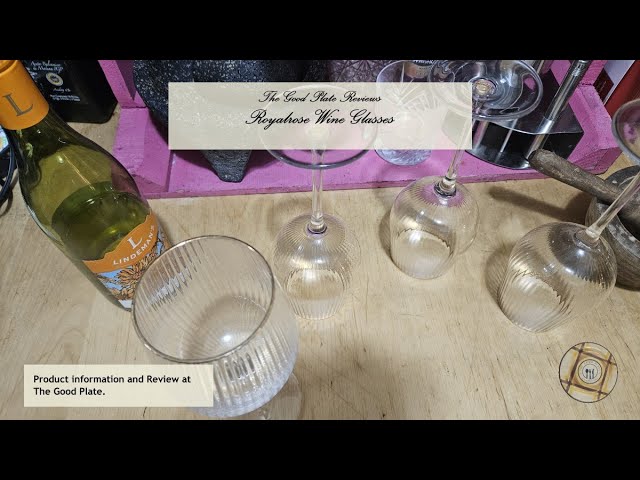 Video thumbnail for Royalrose Wine Glasses