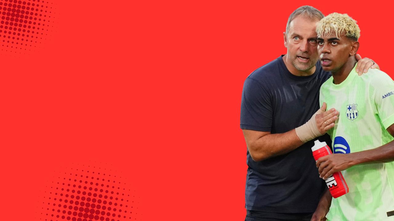 'Video thumbnail for Barcelona & Spain must ‘take care’ of returning Lamine Yamal - Hansi Flick'