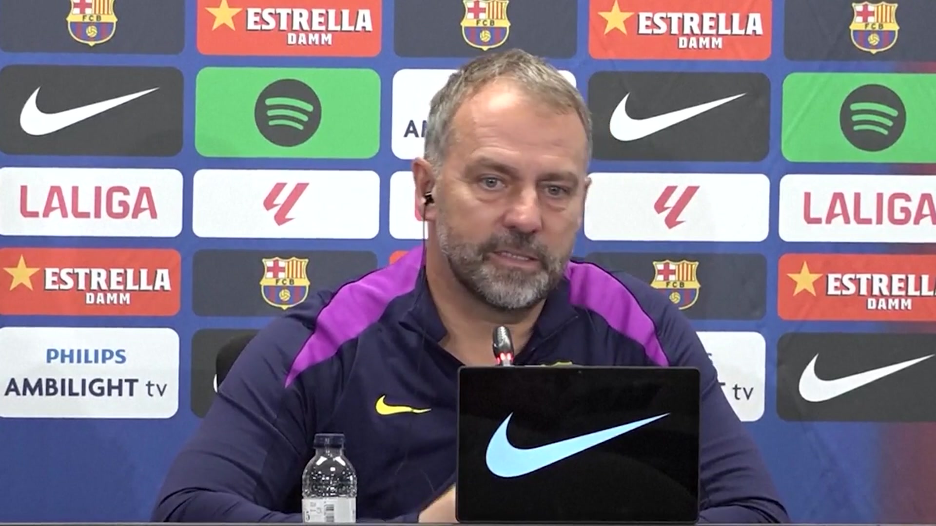 'Video thumbnail for Barcelona & Spain must ‘take care’ of returning Lamine Yamal - Hansi Flick'