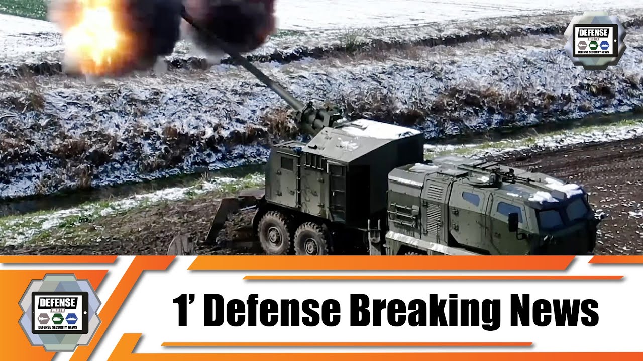 Video thumbnail for Global Ordnance successfully test fires upgraded Nora B-52 M21 155mm Mobile Howitzer for US Army