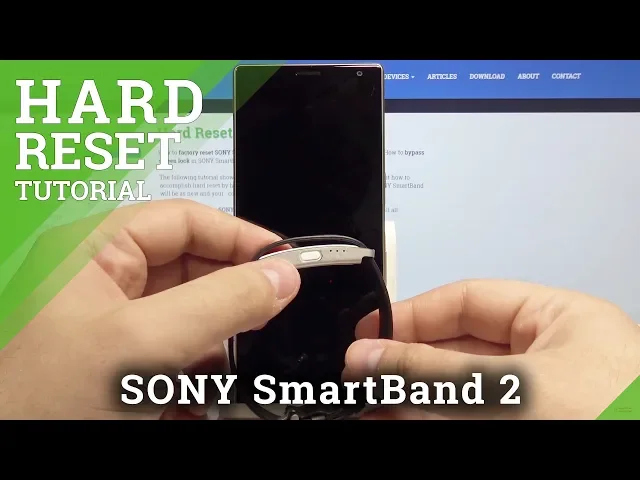 Video thumbnail for How to Reset Settings & Format Sony SmartBand - Hard Reset / Master Reset