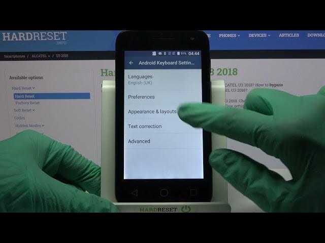 Video thumbnail for ALCATEL U3 2018 – Activate / Turn Off Keyboard Auto-Correction