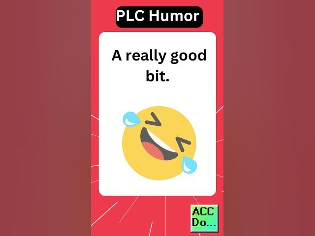 'Video thumbnail for PLC Humor get a laugh...'