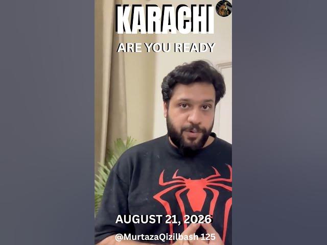 Video thumbnail for KARACHI, ARE YOU READY?! 😳🔥 Murtaza Qizilbash LIVE — Aug 21! 🎤🇵🇰