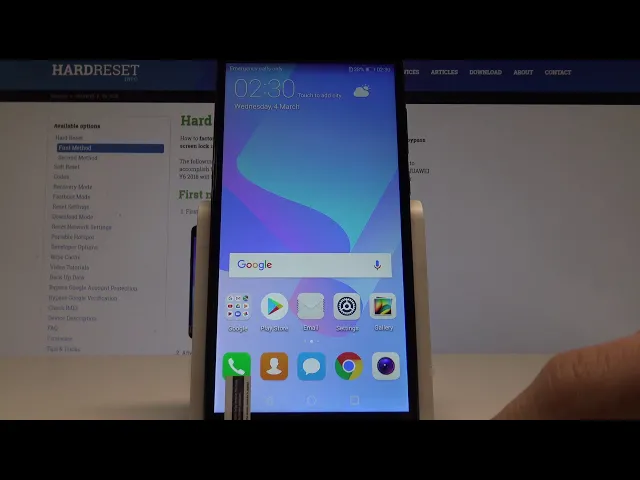 Video thumbnail for How to Check IMEI in HUAWEI Y6 Prime 2018 - Locate Serial Number