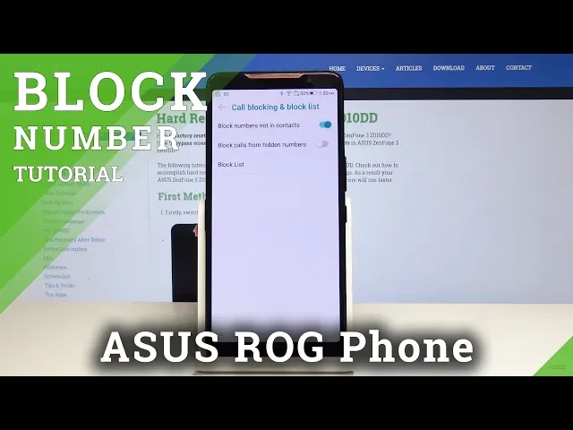 Video thumbnail for How to Block Number on ASUS ROG Phone - Block Calls and SMS