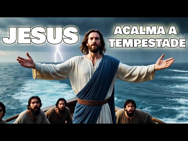 Video thumbnail for Jesus Acalma a Tempestade / O filme monstra como jesus acalmou o Mar / TudodaBíblia
