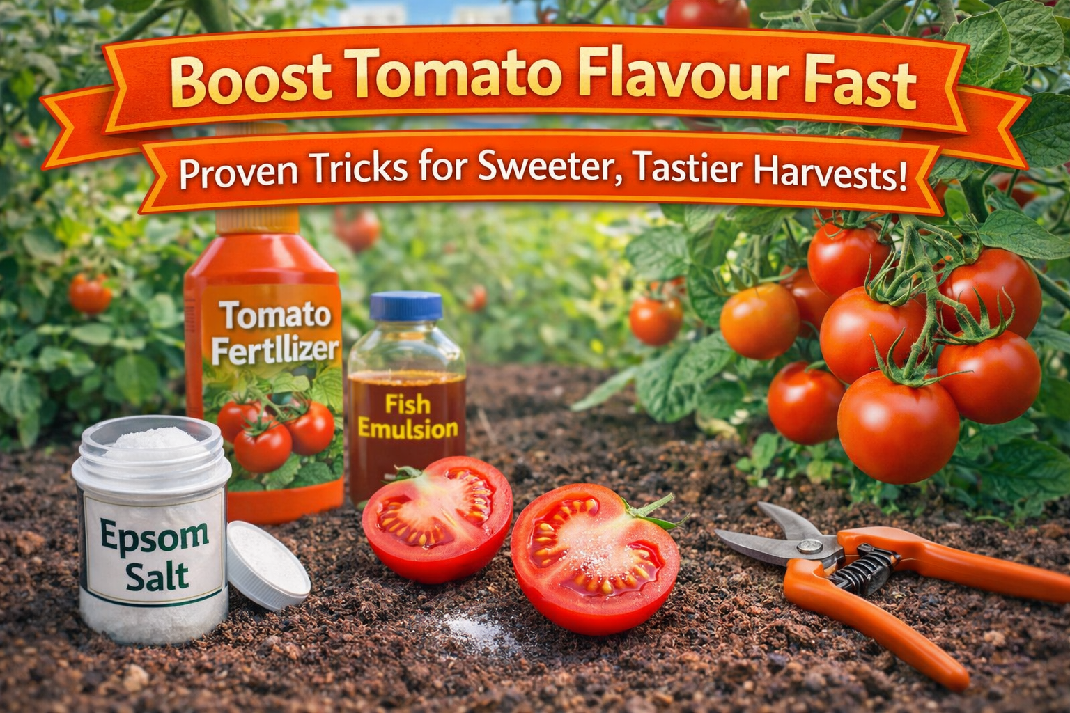Video thumbnail for Boost Tomato Flavour Fast | Proven Tricks for Sweeter, Tastier Harvests!