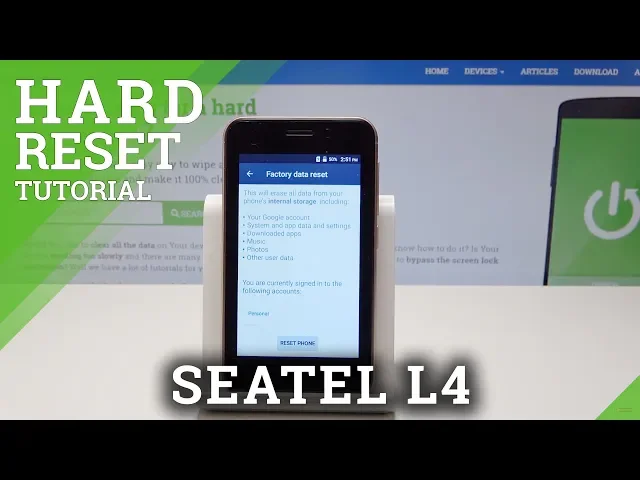 Video thumbnail for How to Hard Reset Seatel L4 - Factory Reset