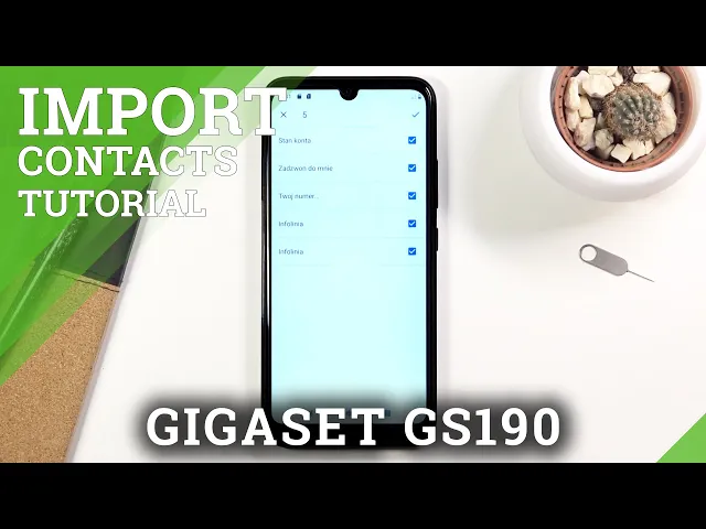 Video thumbnail for How to Transfer Phone Numbers in GIGASET GS190 – Move Contacts