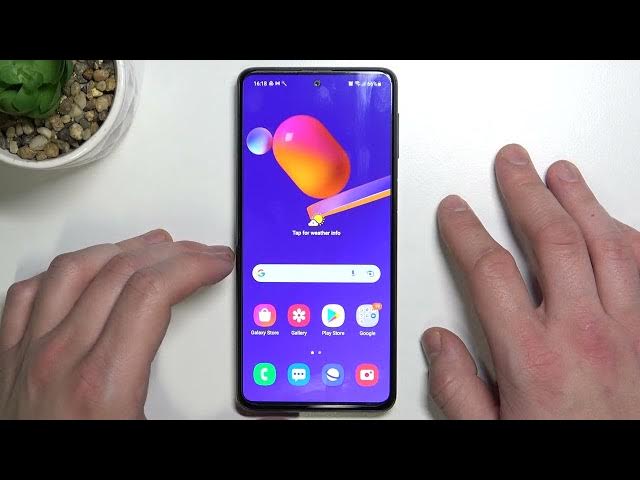Video thumbnail for Samsung Galaxy M31s - How To Remove Or Restore Messages Icon From Home Screen