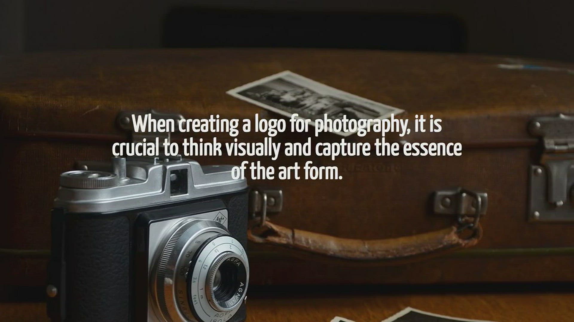 Video thumbnail for How To Make A Logo For Photography