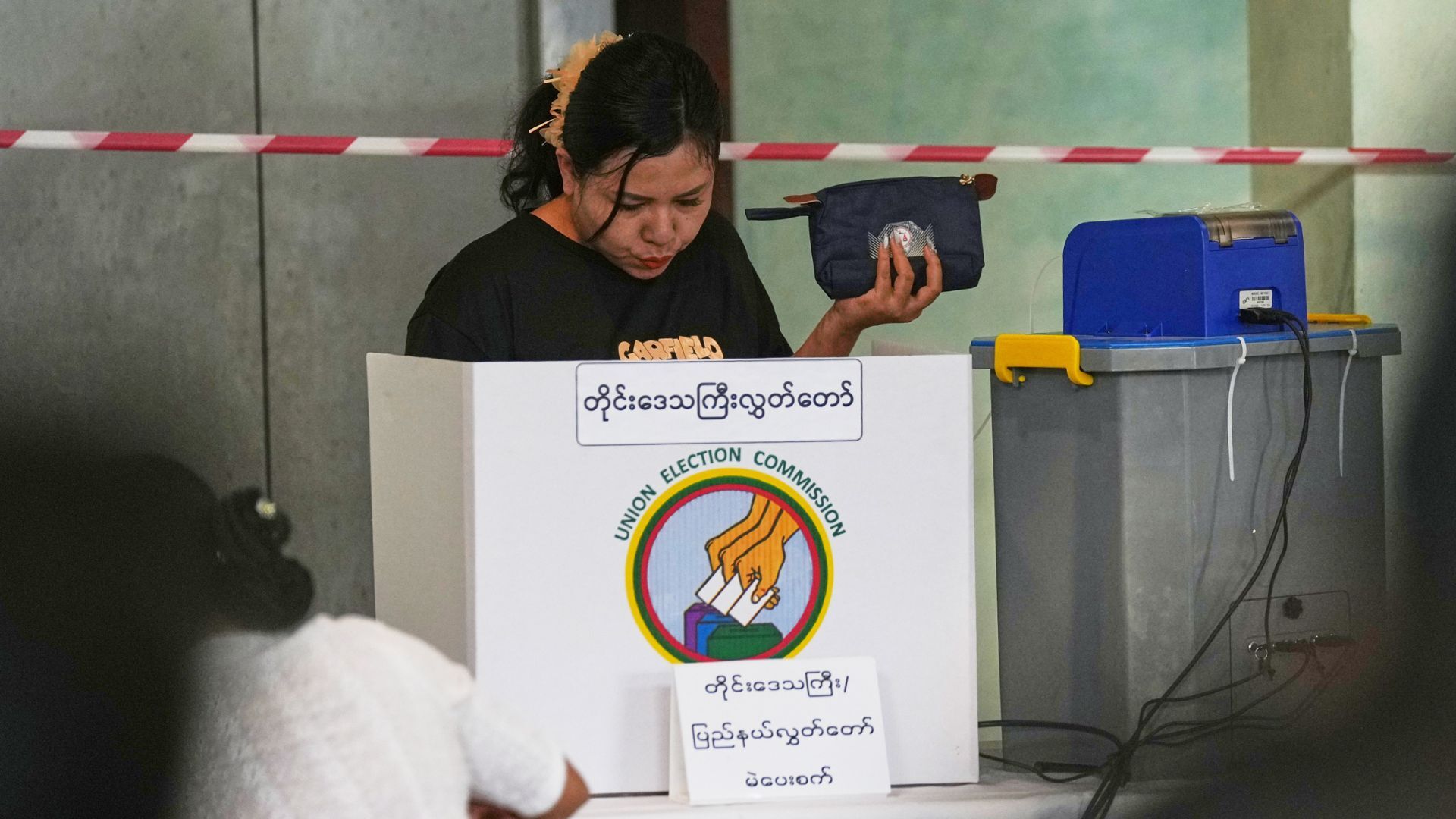 Video thumbnail for Voting underway in Myanmar as polls open for first general election since 2021 military coup