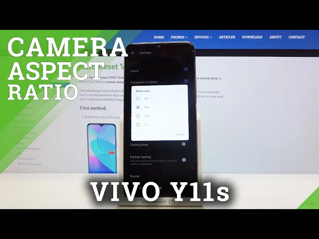 Video thumbnail for Aspect Ratio - Change Image Aspect Ratio on VIVO Y11s