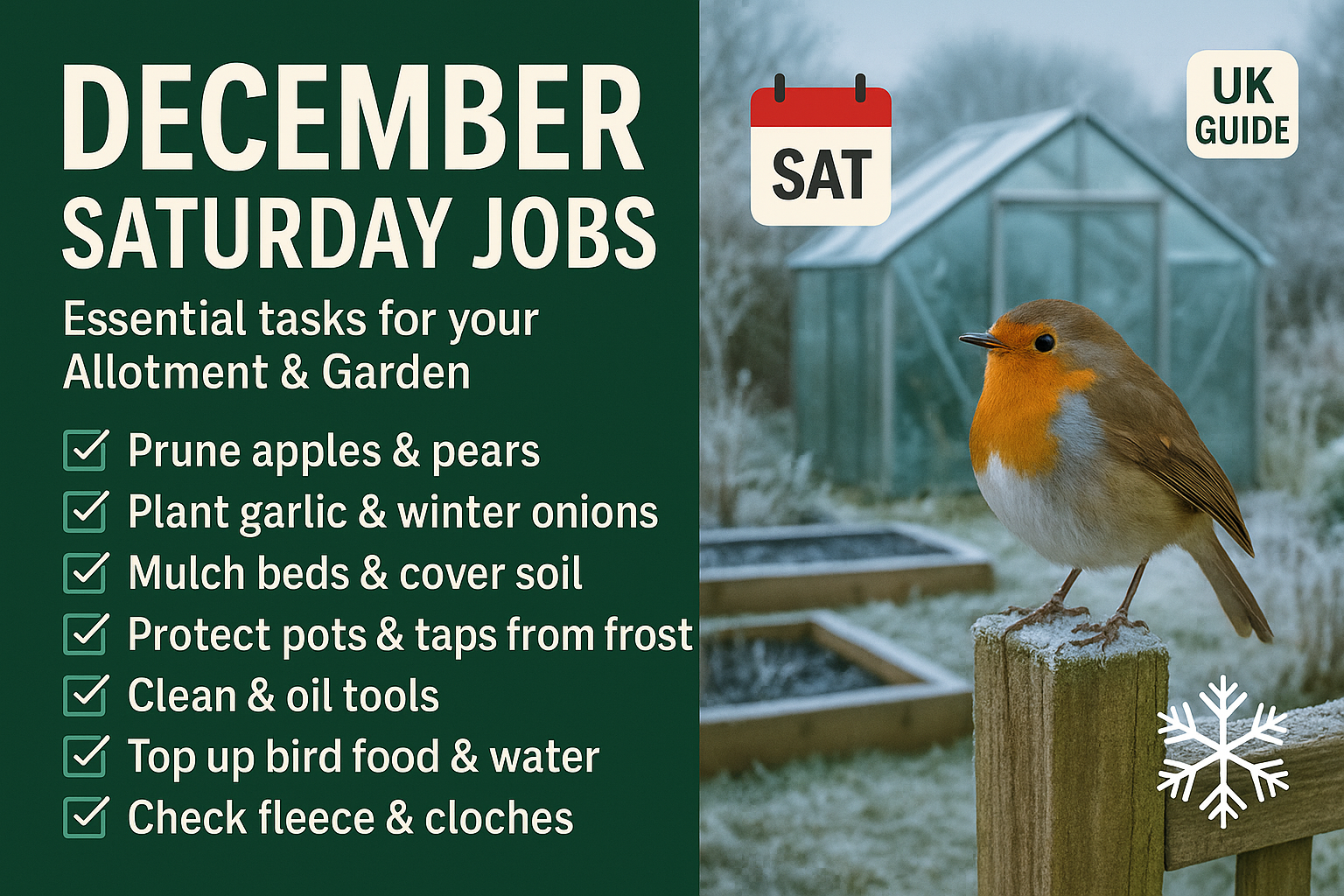 Video thumbnail for 🎥 ✅ Essential December Gardening Jobs 🌱❄️ | Allotment & Garden Tasks You Must Do This Saturday 🌿✨