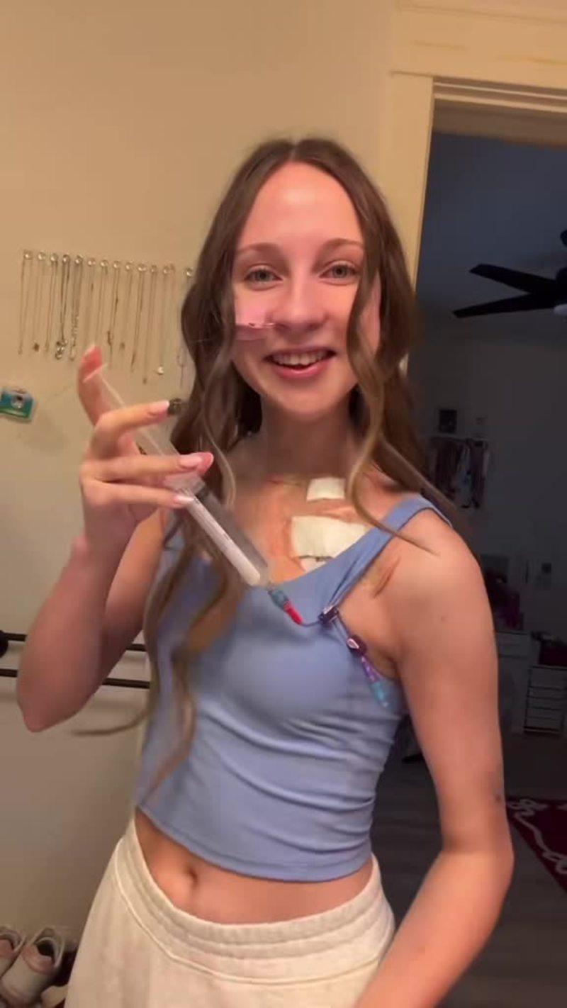 Video thumbnail for Teen Courageously Smiling through Chronic Illness Treatments