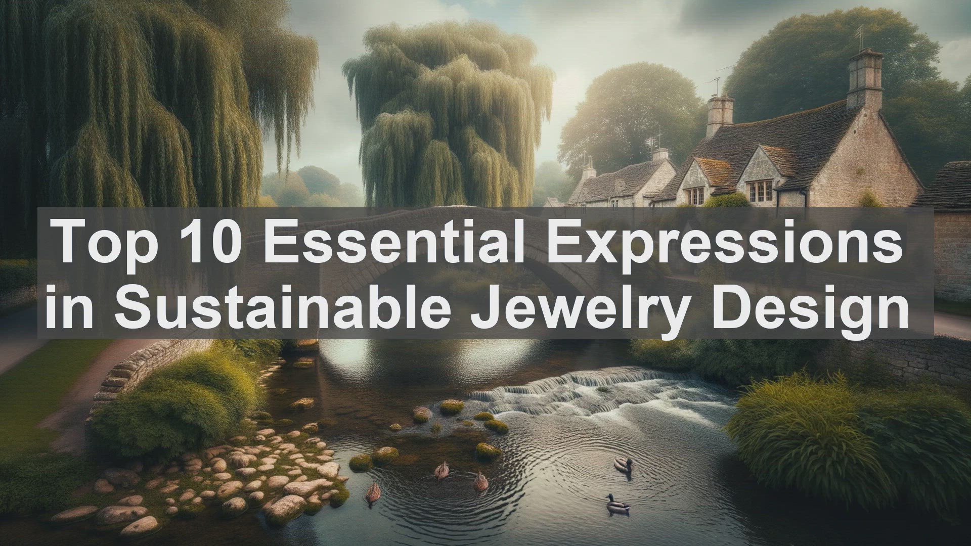 'Video thumbnail for Top 10 Essential Expressions in Sustainable Jewelry Design'