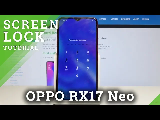 Video thumbnail for How to add a Passcode to OPPO RX17 Neo - Activate Screen Protection