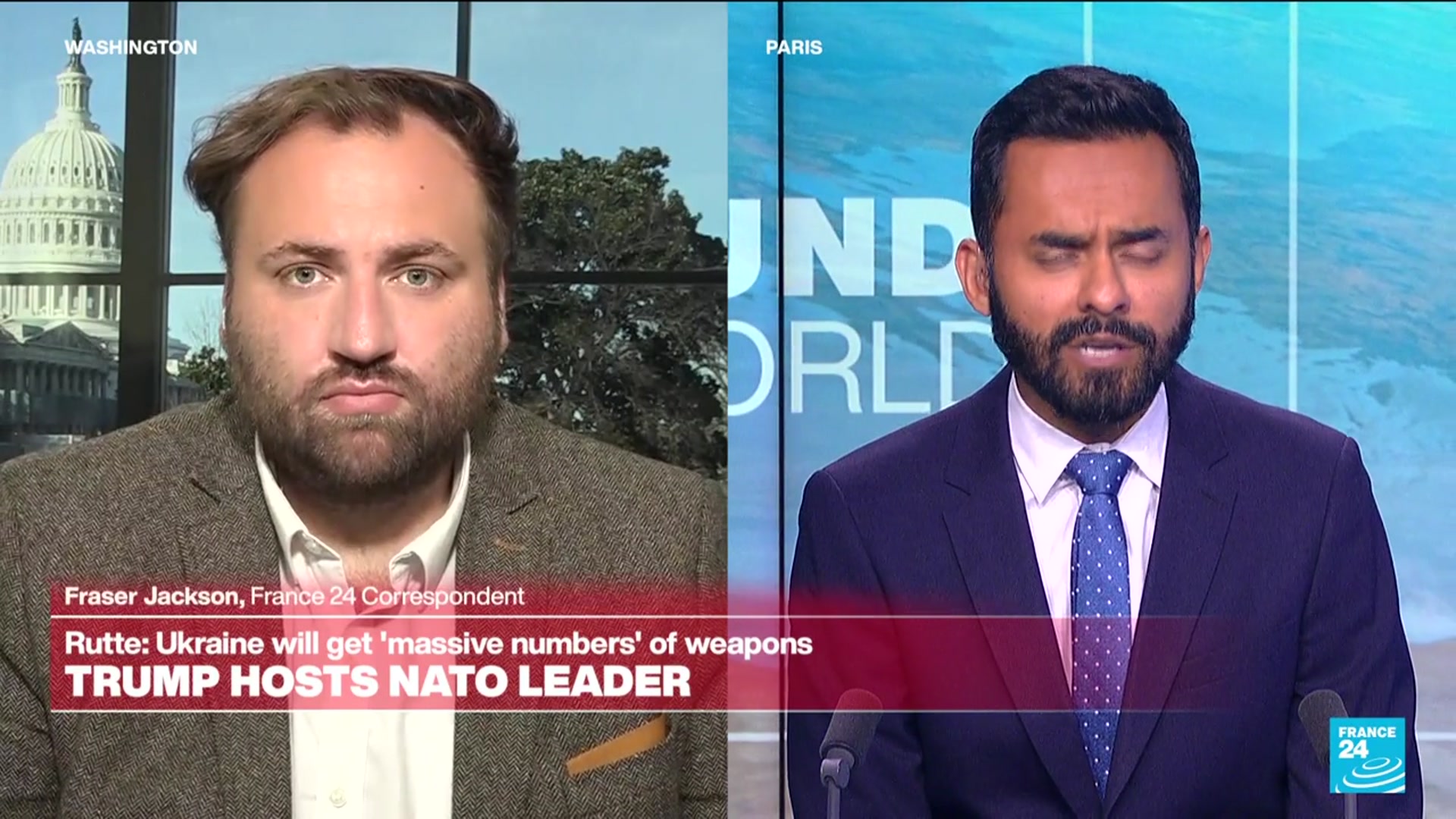'Video thumbnail for Trump threatens Russia with tariffs if war on Ukraine isn’t resolved'