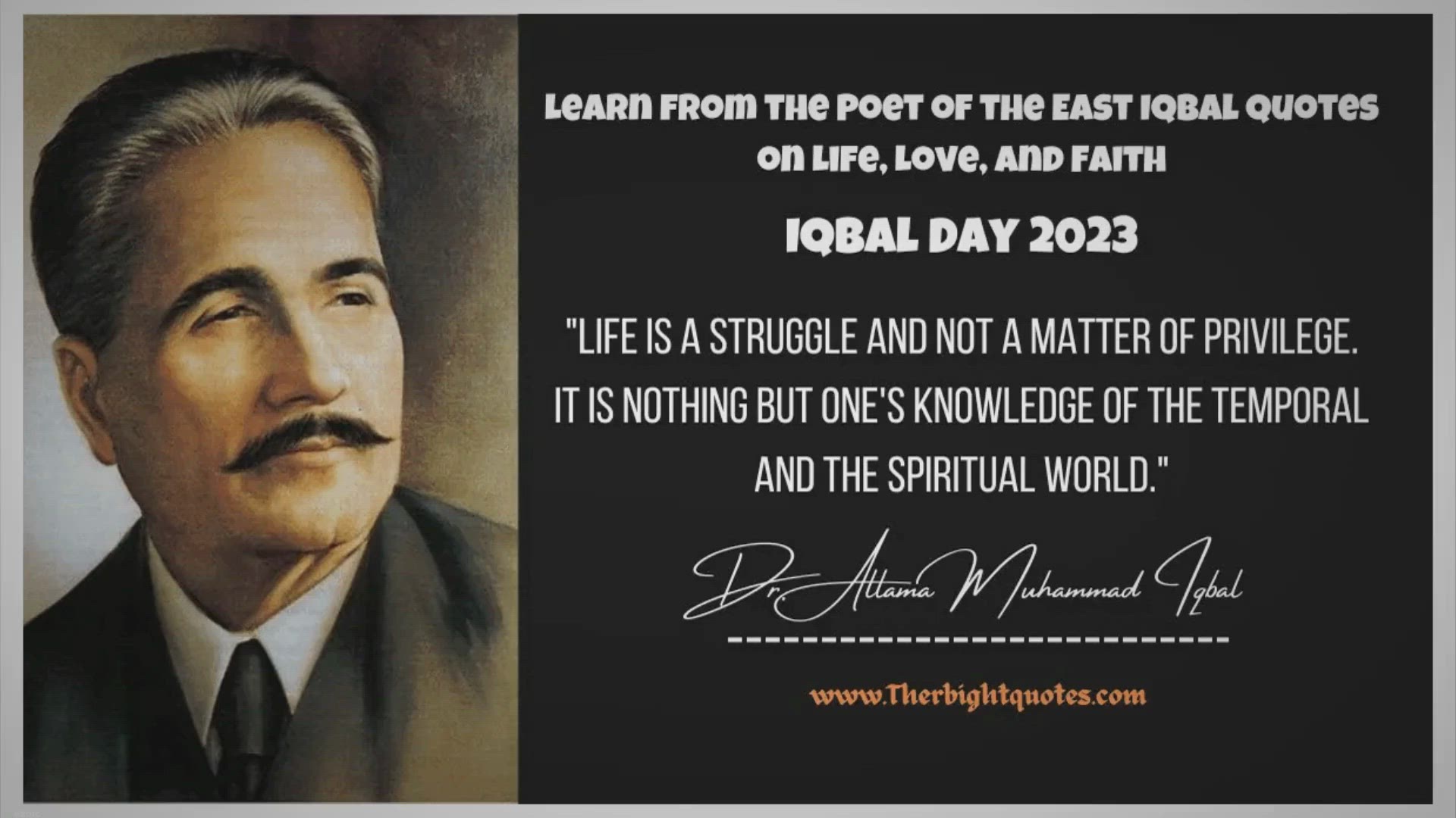Video thumbnail for Learn from the Poet of the East Iqbal Quotes on Life, Love, and Faith