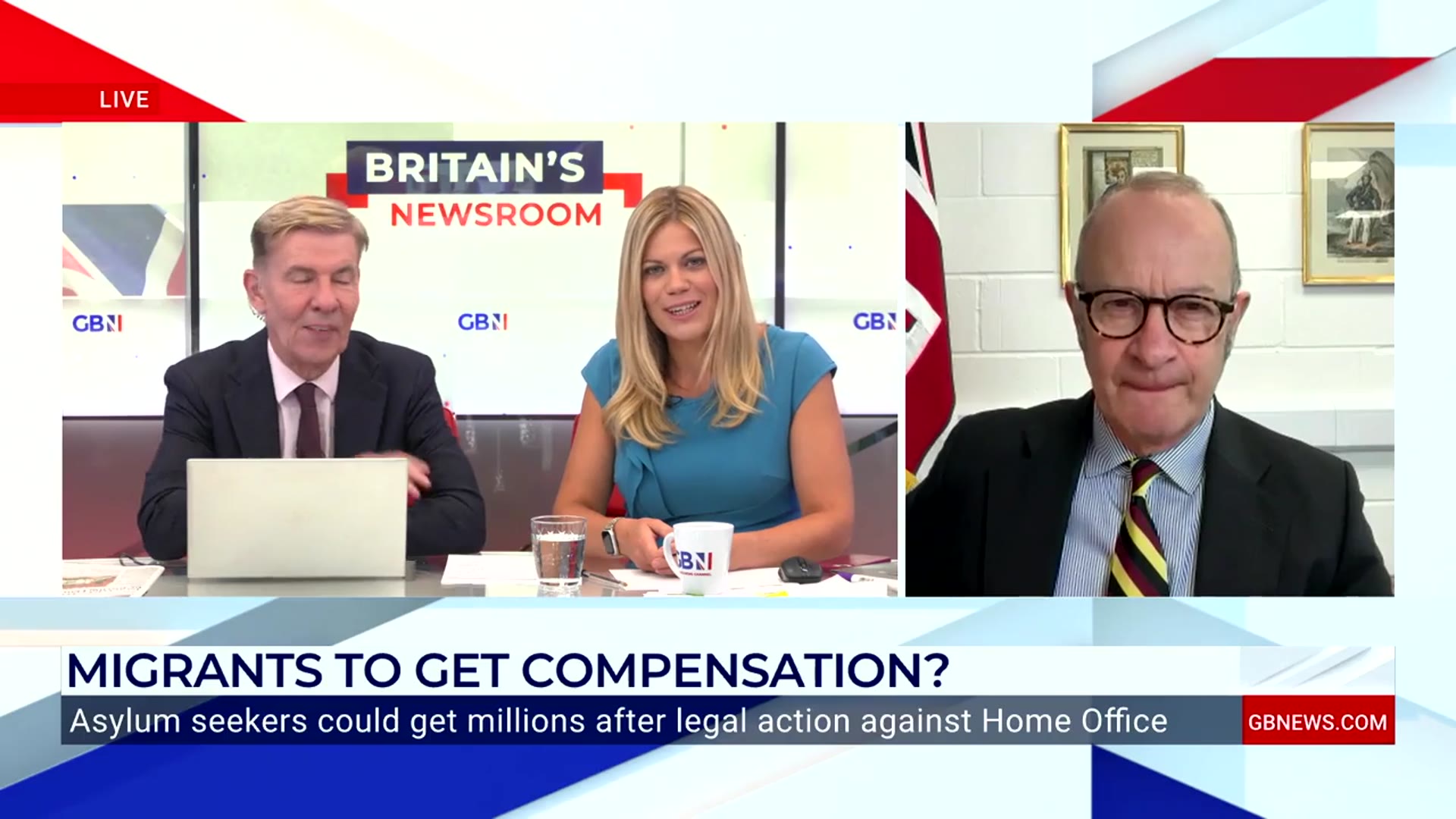'Video thumbnail for WATCH: Andrew Pierce blasts 'outrageous' migrants filing legal claim against Home Office​'