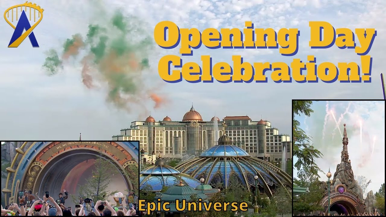 Video thumbnail for Epic Universe Opening Day Morning Celebration