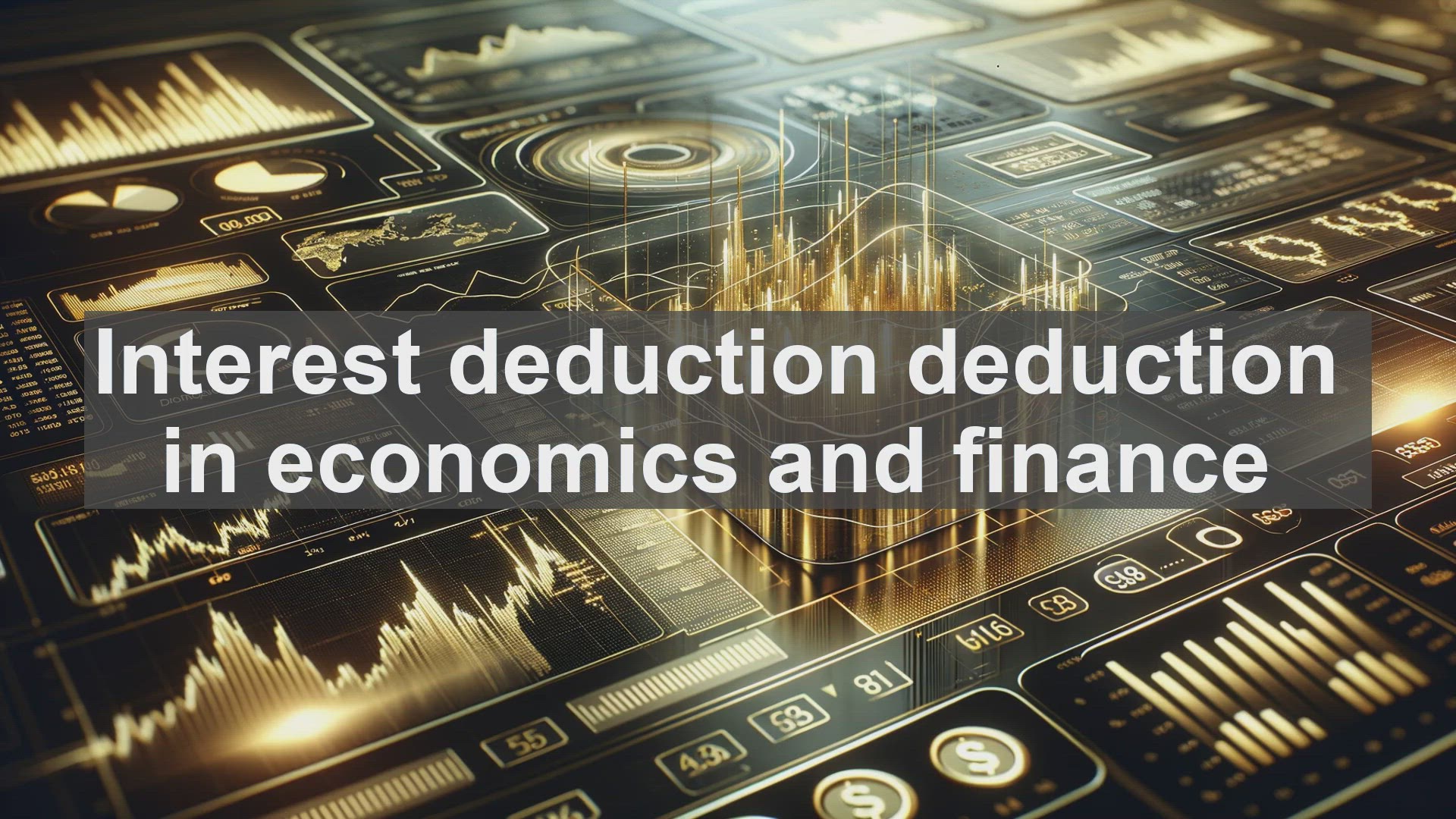'Video thumbnail for Interest deduction deduction in economics and finance'