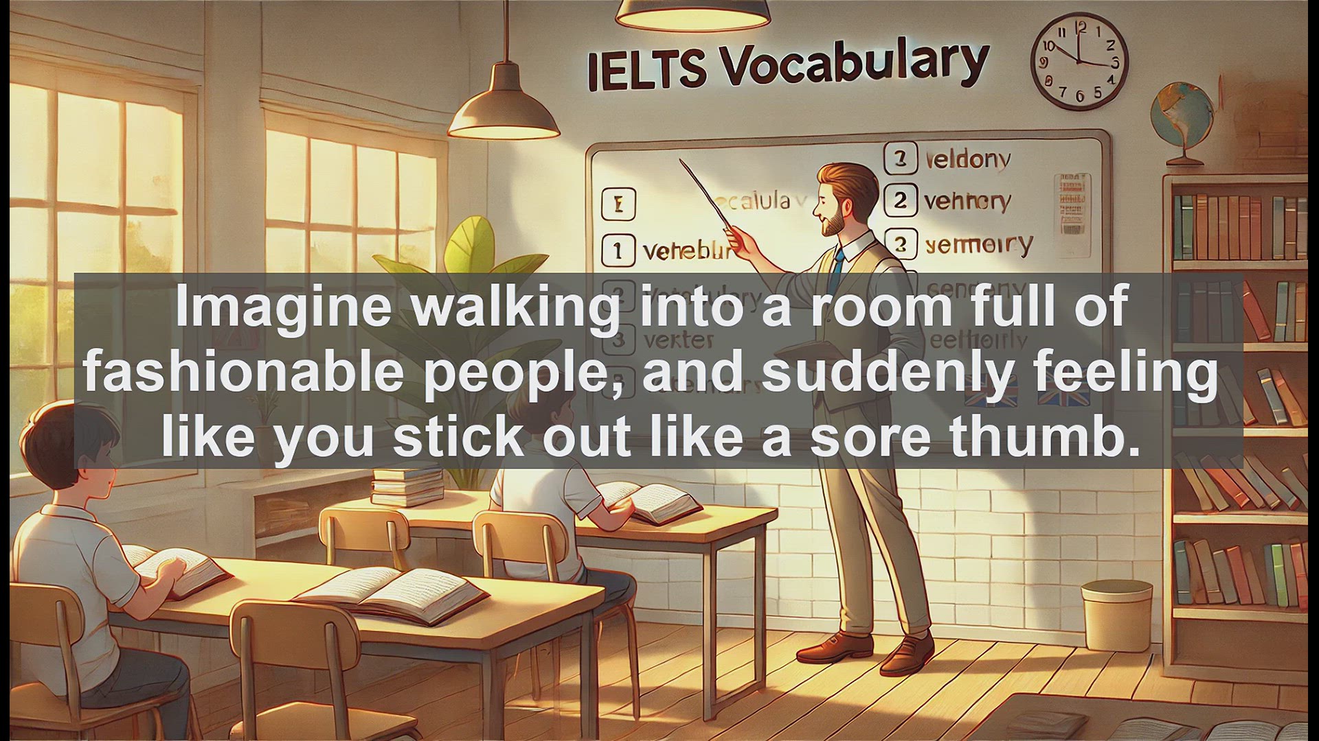 'Video thumbnail for 2000 Must Know IELTS 9.0 Vocabulary - Understanding 'Dowdy': Boost Your IELTS Vocabulary'