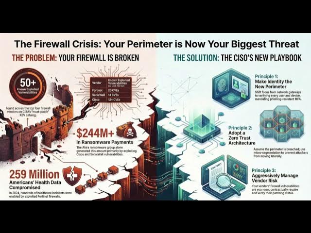 Video thumbnail for The Perimeter is Dead: How Vendor Insecurity Ignited a $500 Million Ransomware Crisis