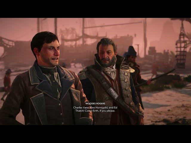 Video thumbnail for Assassin's Creed Black Flag Resynced - We Demand A Parley: Captain Woodes Rogers Arrival Cutscene