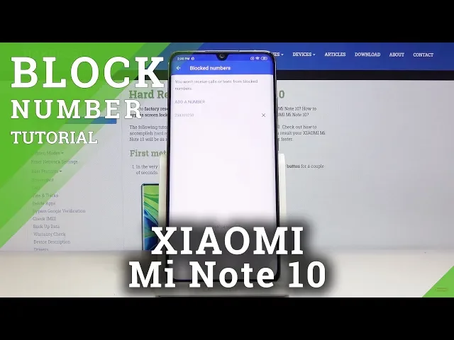Video thumbnail for How to Block Number in XIAOMI Mi Note 10 – Blacklist Settings