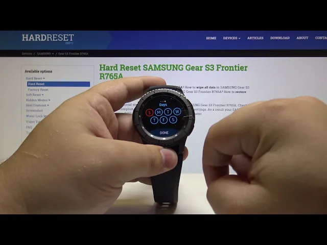 Video thumbnail for Do Not Disturb Mode in SAMSUNG Gear S3 Frontier - Block Sounds
