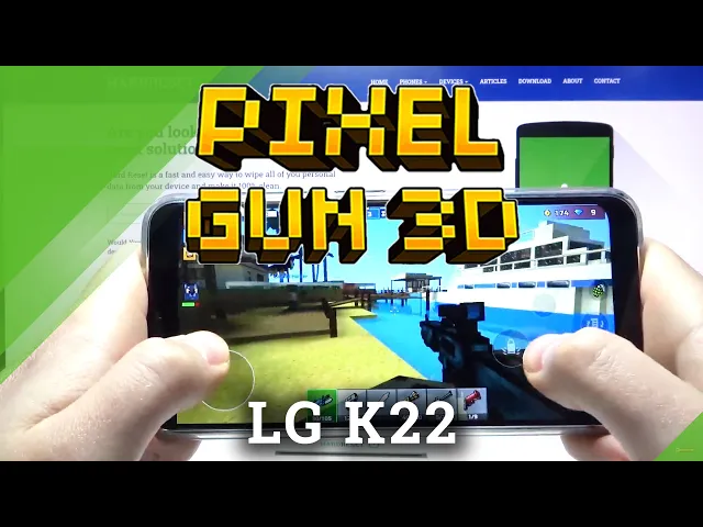 Video thumbnail for Pixel Gun 3D on LG K22 - Android Game Review
