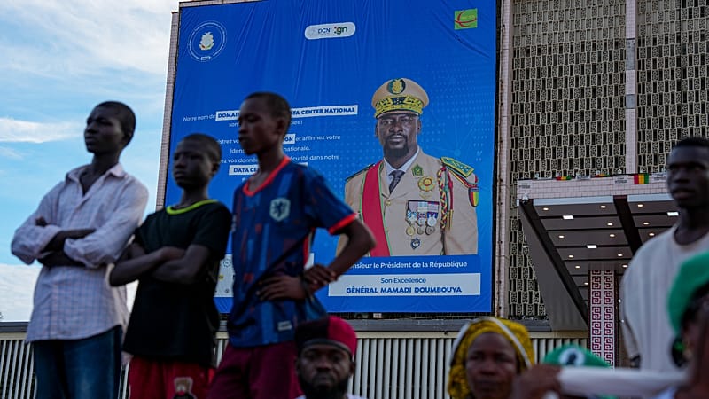 Video thumbnail for Guinea Supreme Court confirms Doumbouya's presidential election victory