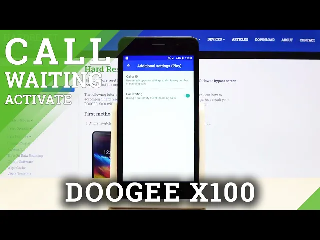 Video thumbnail for How to Enable Call Waiting Function in Doogee X100 – Turn On Call Waiting